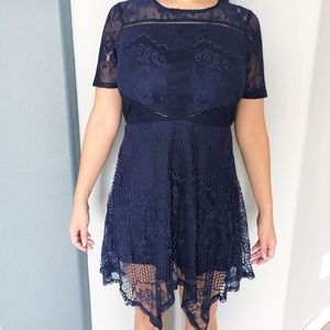 Love fire lace dress